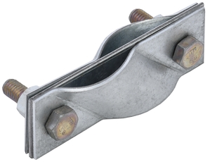 Зажим заземл. диаг. стержень-стержень оц. сталь IEK