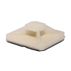 Площадка самоклеящаяся ПС-25 25х25 под хомуты (100штук/упаковка) | 4690612011905 | IN HOME