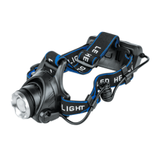 Фонарь налобный аккумуляторный HLA 06B 5W LED 450Lm 10ч 3 режима, фокус., з/у 230В ЧЕРНЫЙ | 4690612031873 | IN HOME