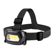 Фонарь налобный аккумуляторный HLA 07B 3W LED 200Lm 8ч 3 режима, з/у 230В ЧЕРНЫЙ | 4690612031880 | IN HOME