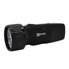 Фонарь прожекторный аккумуляторный MLA 01-B 5LED 120Lm 6ч 2 режима, з/у 230В ЧЕРНЫЙ | 4690612031736 | IN HOME