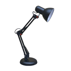 Светильник настольный под лампу СНО-15Ч на основании 60Вт E27 230В ЧЕРНЫЙ (коробка) | 4690612012902 | IN HOME