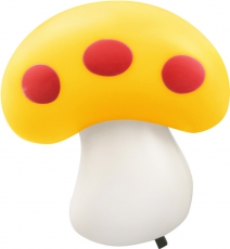 Ночник светодиодный NLA 03-MY ГРИБ жёлтый с выключателем 230В | 4690612028989 | IN HOME