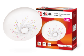Светильник светодиодный серии DECO 24Вт 230В 6500К 1560лм 300х55мм КАРУСЕЛЬ | 4690612025148 | IN HOME