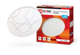 Светильник светодиодный серии DECO 24Вт 230В 4000К 1560лм 300х55мм ГЛОРИЯ | 4690612021904 | IN HOME