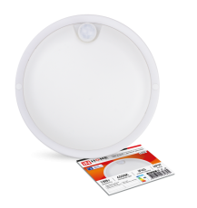 Светильник светодиодный пылевлагозащищенный для ЖКХ СПП-Д-КРУГ 18Вт 230В 6500К 1440Лм с ДД IP65 | 4690612032825 | IN HOME