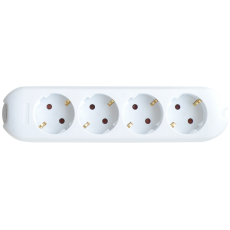 Колодка 4G-SMART четырехместная 16А с заземлением 5340 | 4690612010472 | IN HOME