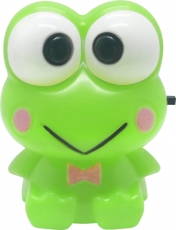 Ночник светодиодный NLA 02-FG ЛЯГУШОНОК зелёный с выключателем 230В | 4690612028958 | IN HOME
