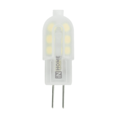 Лампа светодиодная LED-JC-VC 1.5Вт 12В G4 6500К 95Лм | 4690612019765 | IN HOME