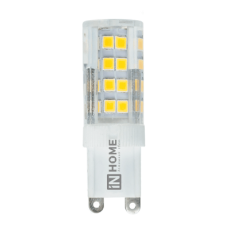 Лампа светодиодная LED-JCD-VC 3Вт 230В G9 6500К 260Лм | 4690612019871 | IN HOME