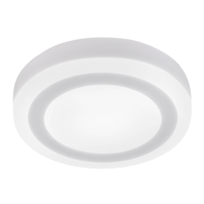 Светильник светодиодный накладной круглый NRLP-BL 9Вт 230В 4000К 540Лм 145мм с подсветкой белая IP20 | 4690612033068 | IN HOME