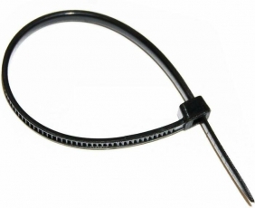 Хомут КСС-А 4,8х200 нейлоновый с УФ защитой черный (100штук/упаковка) | 4690612011868 | IN HOME