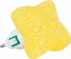 Ночник светодиодный NLA 10-SY ЗВЕЗДА жёлтая с выключателем 230В | 4690612028927 | IN HOME