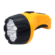 Фонарь прожекторный аккумуляторный MLA 03 7LED 150Lm 8ч 2 режима, з/у 230В ЧЕРНО-ЖЁЛТЫЙ | 4690612031774 | IN HOME