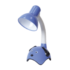 Светильник настольный под лампу СНО-DOG-СИНИЙ-KIDS на основании 60Вт E27 СИНИЙ (короб.) | 4690612025629 | IN HOME