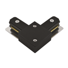 Коннектор шинопровода угловой AC-1B-TL черный серии TOP-LINE | 4690612029375 | IN HOME