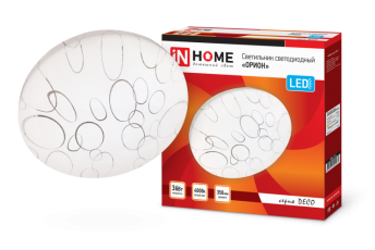 Светильник светодиодный серии DECO 36Вт 230В 4000К 2340лм 350х55мм ОРИОН | 4690612025070 | IN HOME