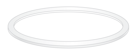 Кольцо пластиковое для светильника GX53R (10шт в упаковке) | 4690612008479 | IN HOME