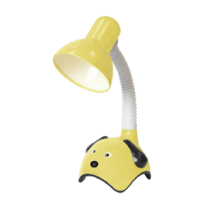 Светильник настольный под лампу СНО-DOG-ЖЕЛТЫЙ-KIDS на основании 60Вт E27 ЖЕЛТЫЙ (короб.) | 4690612025636 | IN HOME