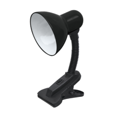 Светильник настольный под лампу СНП-11Ч на прищепке 40Вт E27 ЧЕРНЫЙ (коробка) | 4690612012650 | IN HOME