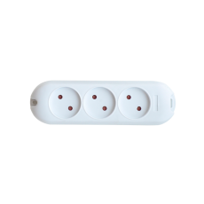 Колодка 3N-SMART трехместная 10А 5230 | 4690612010441 | IN HOME