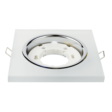 Светильник встраиваемый GX53R-glass SMT под лампу GX53 КВАДРАТ СТЕКЛО 230B матовый | 4690612014111 | IN HOME