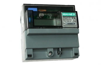 Счетчик Меркурий 201.2 5-60А/220В (1 тар.) ЖКИ (DIN)