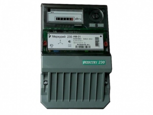 Счетчик Меркурий 230 AM-01 5-60А/400В (1 тар.) МЕХ (монт. пл.)