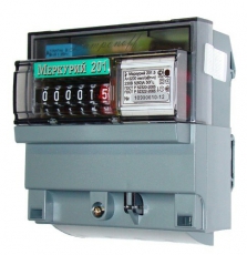 Счетчик Меркурий 201.5 5-60А/220В (1 тар.) МЕХ (DIN)