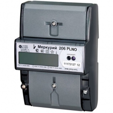 Счетчик Меркурий 206 PLNO 5-60А/220В (мнтар.) ЖКИ(DIN)