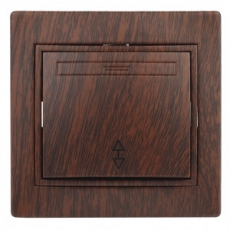 1-103-10 Intro Переключатель, 10А-250В, IP20, СУ, Plano, венге | Б0030040 | Intro