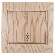 1-103-11 Intro Переключатель, 10А-250В, IP20, СУ, Plano, сосна | Б0030041 | Intro