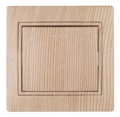 1-101-11 Intro Выключатель, 10А-250В, IP20, СУ, Plano, сосна | Б0030033 | Intro