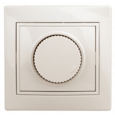 1-401-02 Intro Светорегулятор поворотный, 600Вт 230В, IP20, СУ, Plano, сл.кость | Б0027624 | Intro