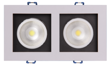 Светильник светодиодный встраиваемый PSP-S 212 2x8W 4000K 55° White IP40 | 5005655 | Jazzway