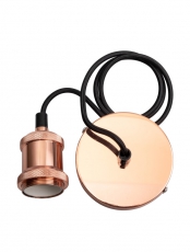 Патрон декоративный с проводом RETRO PLC 01 E27 230V/1M Rose gold | .5015975 | Jazzway