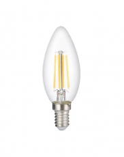 Лампа светодиодная PLED OMNI (филамент) C35 6w E14 3000K CL 230/50 | .5020450 | Jazzway
