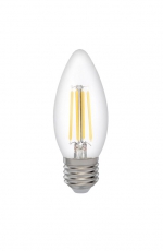 Лампа светодиодная PLED OMNI (филамент) C35 6w E27 4000K CL 230/50 | .5020542 | Jazzway