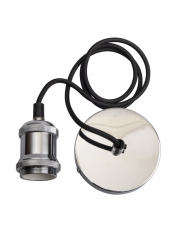 Патрон с проводом RETROPLC 01 E27 230V/1M Electrosilvering | 5015951 | Jazzway