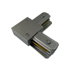 Коннектор для шинопровода осветительного серый L-образный PTR CL-GR | .5023864 | Jazzway