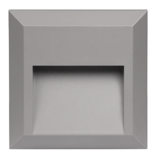 Светильник светодиодный архитектурный ДВУ PST/W S124124 2w 4000K GREY IP65 фасадный | 5005587 | Jazzway