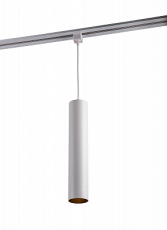 Светильник светодиодный трековый однофазный PTR 2310 10w 4000K 30° WH 400мм на подвесе 1м IP40 | .5031500 | Jazzway