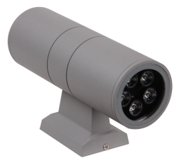 Светильник светодиодный архитектурный ДБУ PWL-26090/24D 2x5Вт 6500К IP65 фасадный серый | 1018601A | Jazzway