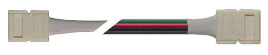 Коннектор для светодиодной ленты LED PLSC-10x4/15/10x4 (5050 RGB) 10 штук в упаковке | 1016232 | Jazzway