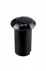 Светильник светодиодный садово-парковый венчающий PGR R60/4 2w 4000K Black IP65 (грунтовый встраиваемый) | .5024885 | Jazzway