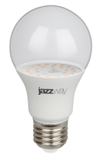 Лампа светодиодная LED PPG A60 Agro 9w CLEAR E27 IP20 ( для растений) | .5008946 | Jazzway