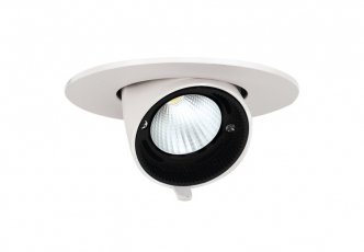 Светильник светодиодный встраиваемый downlight ДВО PLED DL4 18W 4000K 24° поворот White IP40 | .5021884 | Jazzway