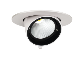 Светильник светодиодный встраиваемый downlight ДВО PLED DL4 30W 4000K 24° поворот White IP40 | .5021907 | Jazzway