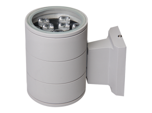 Светильник светодиодный архитектурный ДБУ PWL-145110/24D 9Вт 6500К IP65 фасадный серый | 2857989 | Jazzway