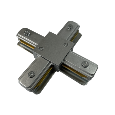 Коннектор для шинопровода осветительного серый X -образный PTR CX-GR | .5023901 | Jazzway